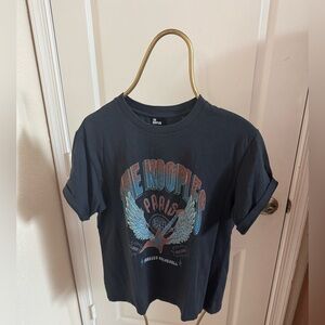 The Kooples Kids Black Graphic Tee